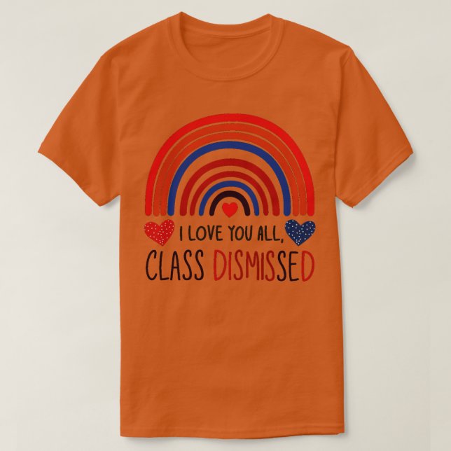 Camiseta Eu te amo, todos da classe 5 (Frente do Design)