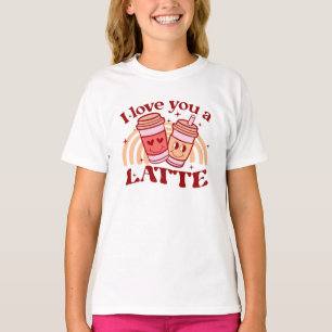 Camiseta Eu Te Amo Um Latte