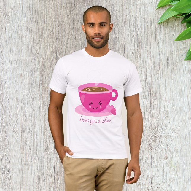 Camiseta Eu Te Amo Um Latte (Criador carregado)