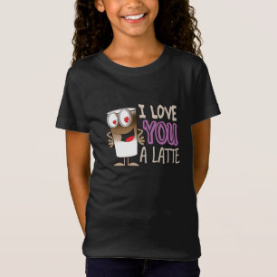 Camiseta Eu te amo um latte