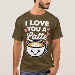 Camiseta Eu Te Amo Um Latte