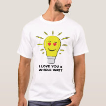 Eu Te Amo Um Watt Inteiro - Punhal Bulbo Divertido