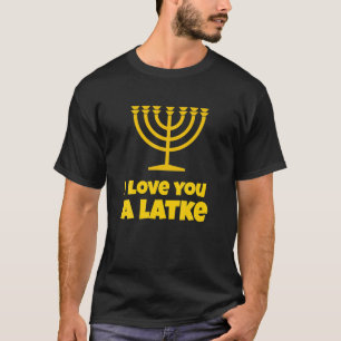 Camiseta Eu Te Amo Uma Piada Judaica De Peão Chanucá.