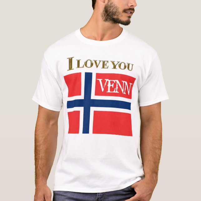 CAMISETA EU TE AMO VENN (Frente)