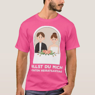 Camiseta Eu te amo você quer casar comigo 2