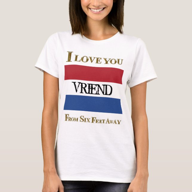 CAMISETA EU TE AMO VRIENTO A SEIS PÉS DE DISTÂNCIA (Frente)