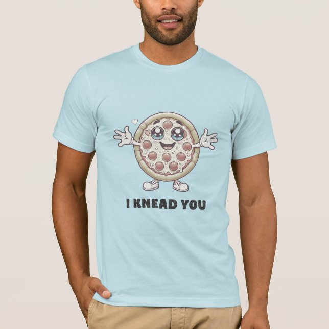 Camiseta Eu Te Conheço Pizza De Jérsei Tee (Frente)