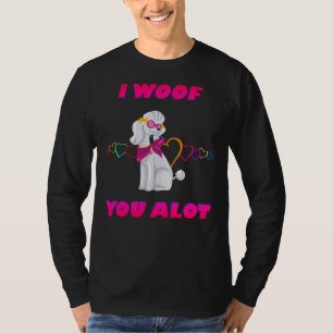 Camiseta Eu Te Dava Um Poodô Branco Muito Cor-De-Rosa Com S