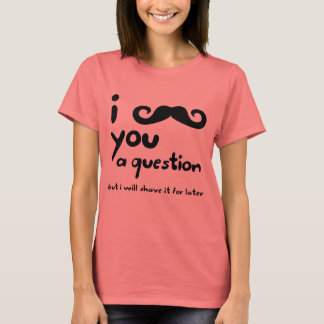 Camiseta Eu Te Dou Uma Pergunta, Senhoras Ringer Tee