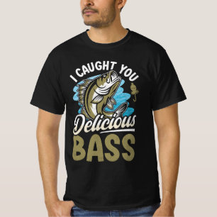 Camiseta Eu Te Peguei Um Delicioso Peixe De Bass