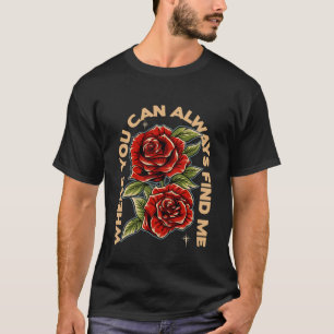 Camiseta Eu Te Sinto (Flor de Rosa) - Reunião do Blink 182