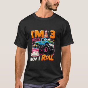Camiseta Eu tenho 3 É assim que eu faço o monstro dos anive