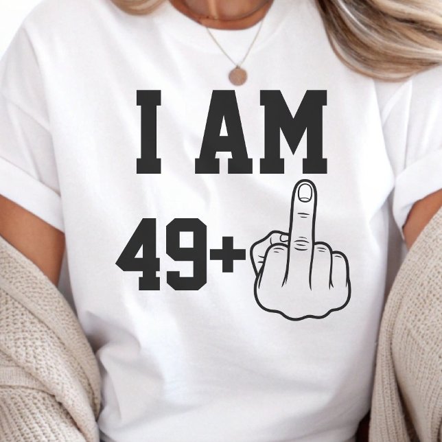 Camiseta Eu Tenho 49 Piadas de Aniversário (Criador carregado)