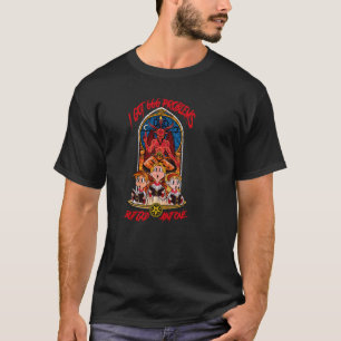 Camiseta Eu Tenho 666 Problemas Ateu Bode Satanista Baphom