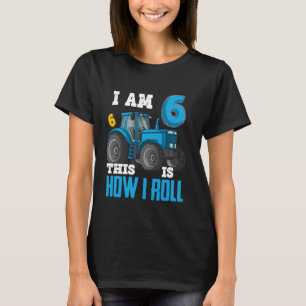 Camiseta Eu Tenho 6 E É Assim Que Eu Faço 6 Aniversário Sei