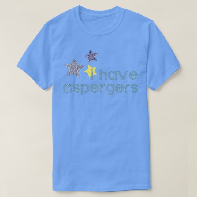 Camiseta Eu tenho a consciência dos Aspergers (Frente do Design)