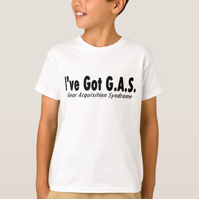 Camiseta Eu tenho a G.A.S. "Síndrome de Aquisição de Artes" (Frente)