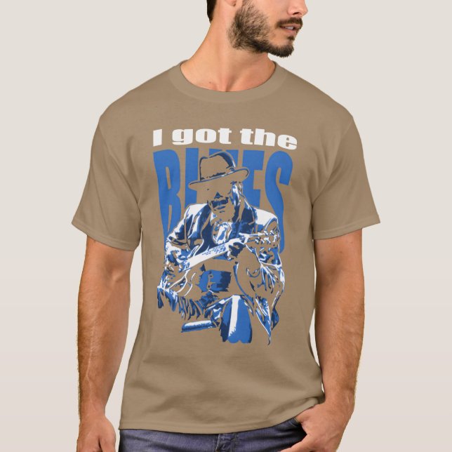 Camiseta Eu tenho a garota blues (Frente)