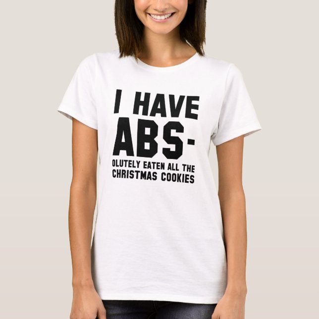 Camiseta Eu Tenho Abs (Frente)