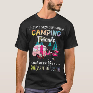 Camiseta Eu Tenho Amigos Incríveis Para Acampar E Estávamos