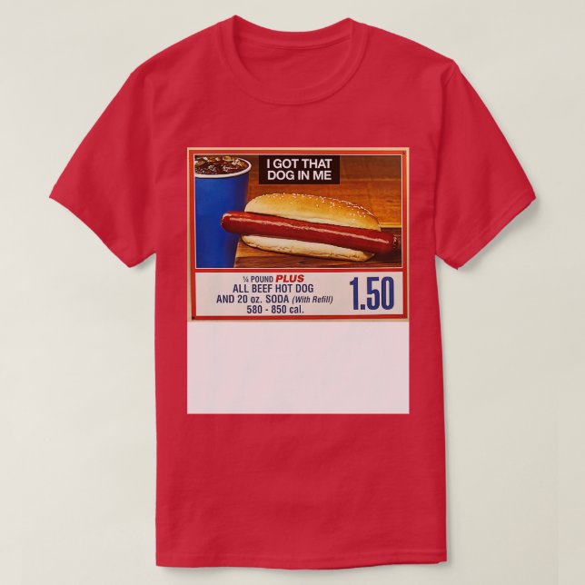 Camiseta Eu tenho aquele cachorro em mim (Frente do Design)