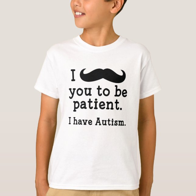 Camiseta Eu Tenho Autismo (Frente)