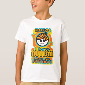 Camiseta Eu tenho autismo - por favor, tenha paciência