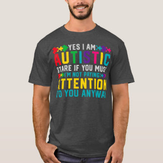 Camiseta Eu Tenho Autismo Sim Sou Autista Autismo Consciênc