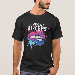 Camiseta Eu tenho Bi Ceps Orgulho Bissexual Bodybuilder LGB
