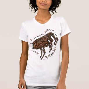 Camiseta Eu tenho cães para café da manhã