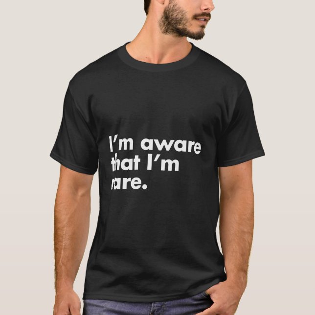 Camiseta Eu Tenho Conhecimento De Que Eu Sou Rara (Frente)