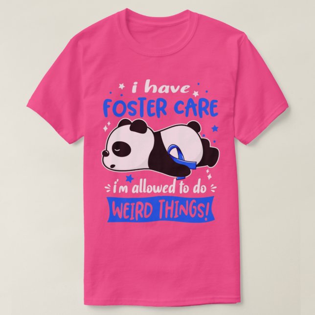 Camiseta Eu Tenho Cuidado Com O Foster Eu Sou Autorizado A  (Frente do Design)