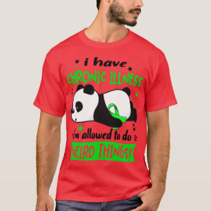 Camiseta Eu Tenho Doença Crônica Eu Sou Autorizado A Fazer