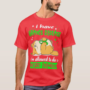 Camiseta Eu tenho doença de Graves Eu tenho permissão para