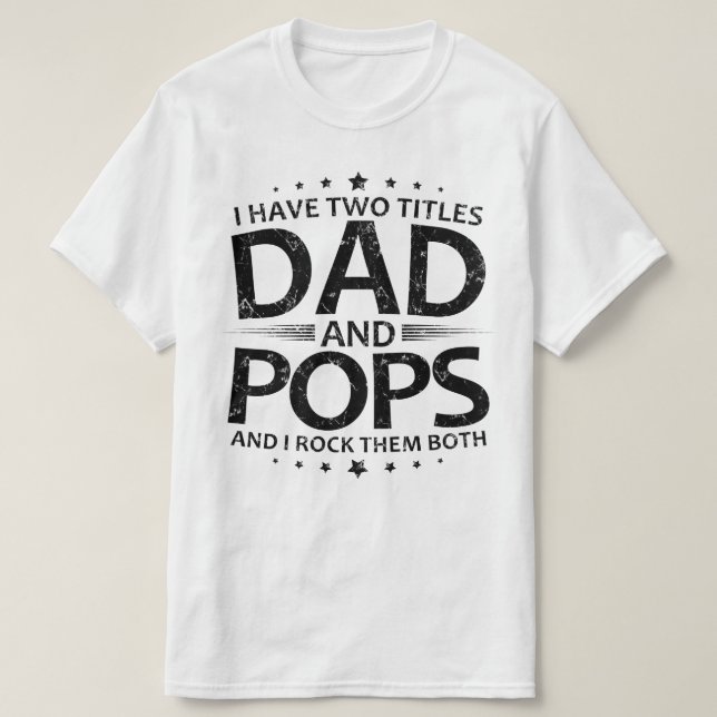 Camiseta eu tenho dois pais e pop (Frente do Design)