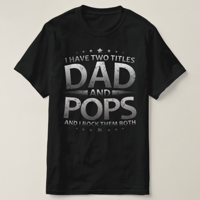 Camiseta eu tenho dois pais e pop (Frente do Design)