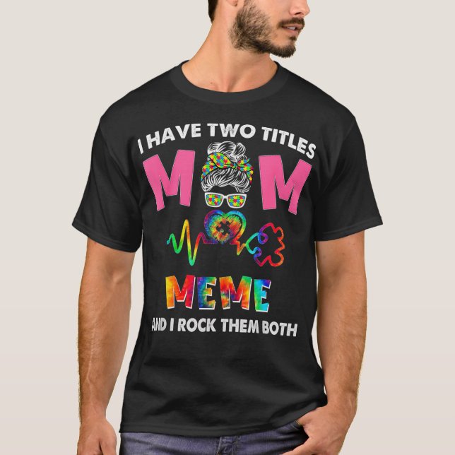 Camiseta Eu Tenho Dois Títulos Mãe E Memória Conscientista  (Frente)