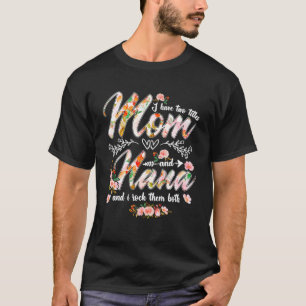 Camiseta Eu Tenho Dois Títulos Mãe E Nana Mulheres Decência