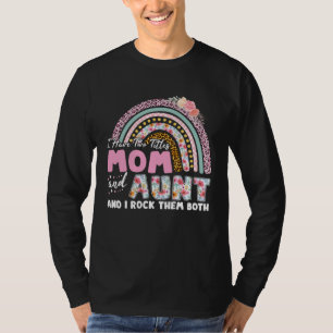Camiseta Eu Tenho Dois Títulos Mamãe E Tia Dia Das Mães Rai