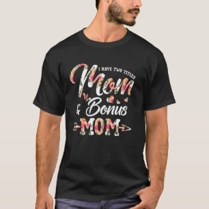 Camiseta Eu Tenho Dois Títulos Mamãe & Mãe-Adicional Madras
