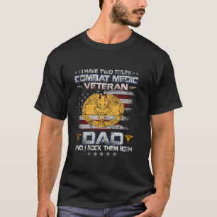 Camiseta Eu Tenho Dois Títulos Medicina Médica Pai Médica C