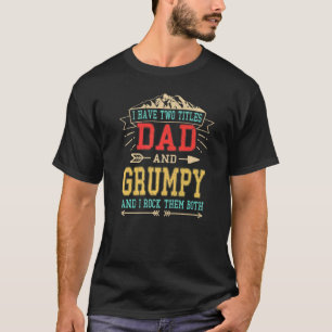 Camiseta Eu Tenho Dois Títulos Pai E Dia de os pais Raios