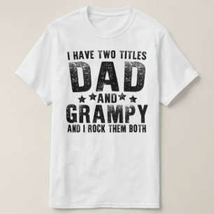 Camiseta eu tenho dois títulos pai e grampo