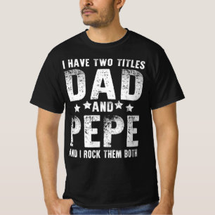 Camiseta eu tenho dois títulos pai e pepe