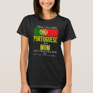 Camiseta Eu Tenho Dois Títulos Portugueses E Mãe Portugal