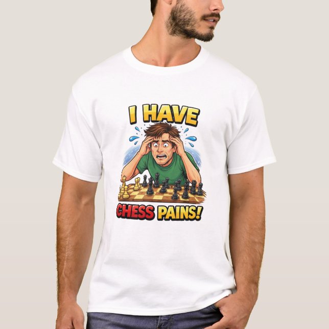 Camiseta Eu Tenho Dor de Xadrez  (Frente)