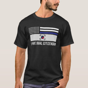Camiseta Eu tenho dupla cidadania meio pai de bandeira core