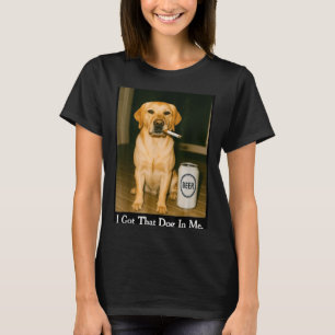 Camiseta Eu Tenho Esse Cachorro Em Mim Cachorro Engraçado F