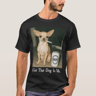 Camiseta Eu Tenho Esse Cachorro Em Mim Cachorro-quente Engr
