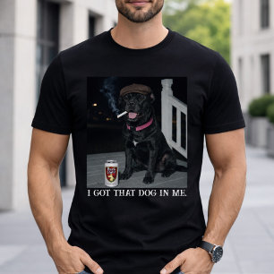 Camiseta Eu Tenho Esse Cachorro Em Mim, Divertida Personali